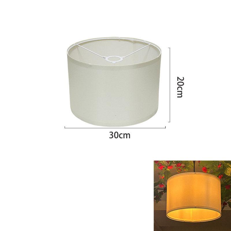 Vintage Cylinder Lampshade E27 Linen Round Lamp Shade for Table Lamps Easy Assembly Lampshade for DIY Table Lamps Floor Bedside