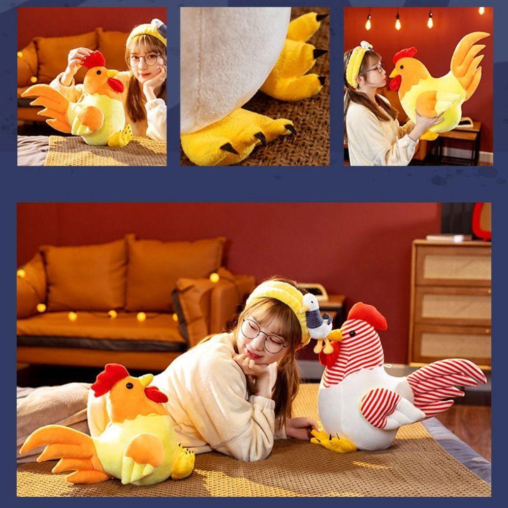 Realistic Chicken Chick Soft Pillow Stuffed Chick Stuffed Dolls Chicken Plush Toy  Birthday Gift