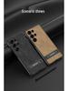 Samsung S25 Ultra Leather Case: Slim, Anti-Fall, Cross-Border Stand Protective Cover
