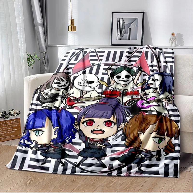 Japanese idol group babymetal combination Throws Blanket Sofa Hiking Picnic Bed Fashion Super Soft Flannel Blanket birthday gift
