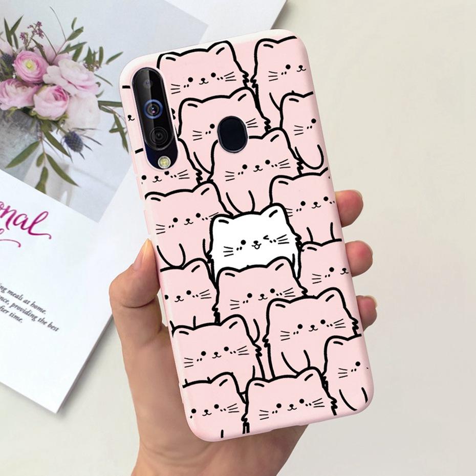 Phone Case For Samsung Galaxy A60 Cute Cartoon Candy Color Soft Silicon TPU Cases For Samsung M40 A60 SM-A606F A606Y M405F