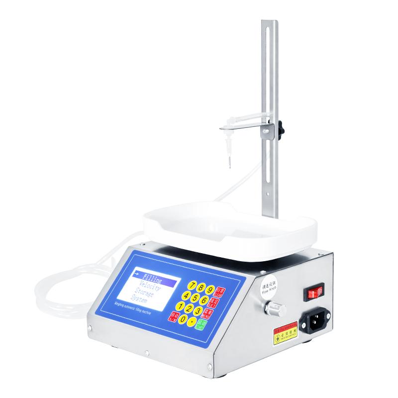 ZONESUN ZS-M90 Peristaltic Pump Semi-automatic Digital Control CNC Weighing Filling Machine Perfume Solution Filler 220 volts