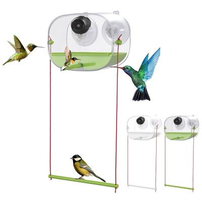 Alimentador de Pássaros com Câmera 1080P HD-compatível Visão Noturna Câmera WiFi para Observação de Pássaros