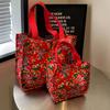 College Students In Class Chinese Style Bags for Women In Summer Canvas Bags for Women Ins Large Capacity Versatile One Shoulder Handbags