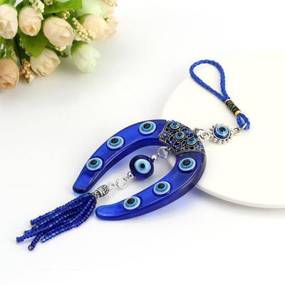 Bedel Home Woonkamer Telefoonkoord Boze Oog Kralen Hanger Boze Oog Sleutelhanger Duivels Oog Auto Hanger