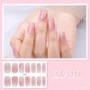 Bronzing Nail Polish Stickers Decals Full Wrap Gels Nail Strips Nail Sticker