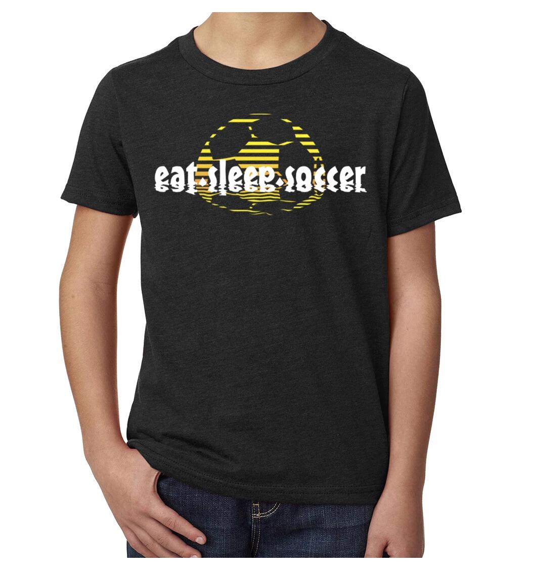 Eat sleep Soccer Sunset, Graphic T-Shirts, Kid s Soccer shirts 3XL