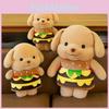 Adorable Creative Plush Hamburger Bear Toy Perfect For Kids Birthday Gifts And Cuddling