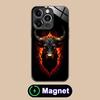 Bull Head Phone Case for iPhone 17 16 15 14 13 12 11 Air Pro Max Plus Mini Glass MagSafe Cover