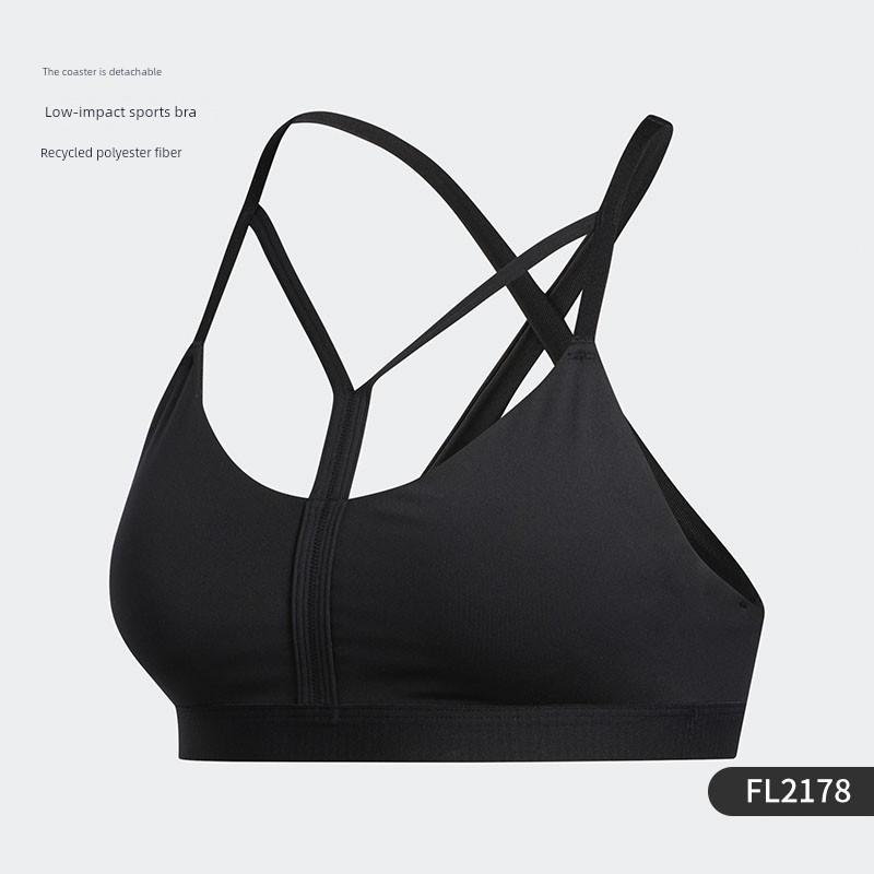 Adidas/Adidas Genuine New Summer Women s Low-Intensity Training Sports Bra Fl2177 L