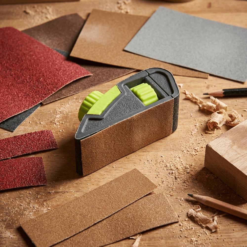2pcs Lightweight Design Sandpaper Fixing Frame Portable Polishing Bracket Surface Smoothing