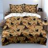 Halloween Witch Hat Decor Set Bedding Set with 1 Duvet Cover 2 Pillowcases Single Double King Queen Gift