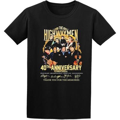 New The Highwaymen 40 Years Christmas Gift Unisex S-5XL Shirt CA311 Unisex T-Shirt