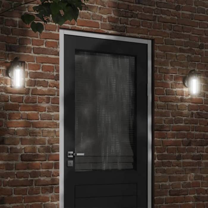 VidaXL Outdoor Wall Light Black Stainless Steel, Outdoor Wall Lighting, Garden Wall Lamp, Wall Sconce 4006258