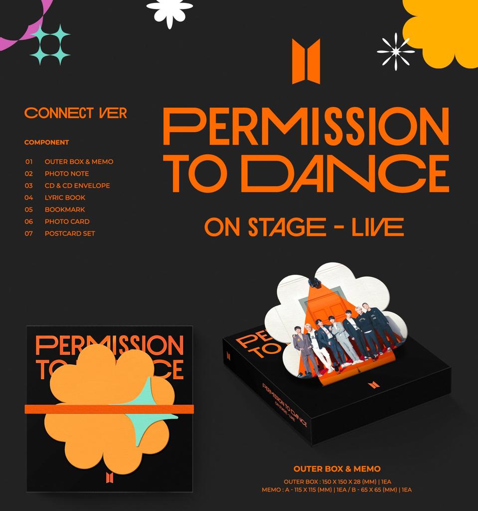BTS PERMISSION TO DANCE ON [Official Import] STAGE-LIVE (Korean Edition)