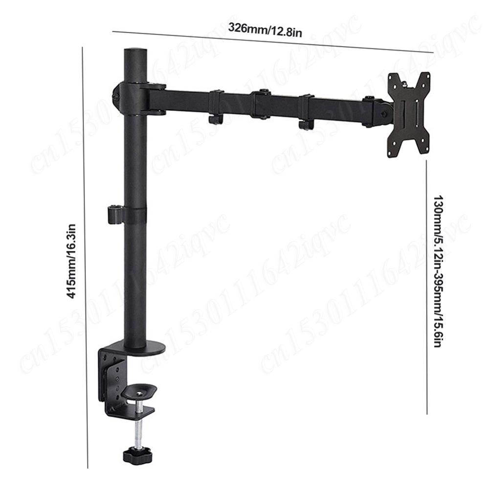 Dual Monitor Desk Mount Adjustable Dual Monitor Arm for 2 Computer Screens In 32'' Heavy Duty Dual Monitor Stand for Desk 17lbs