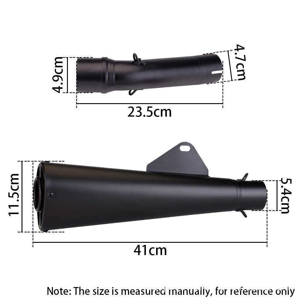 CM300 Exhaust Modification: Direct, Non-Destructive Upgrade for Rebel500 All-Black Tailpipe