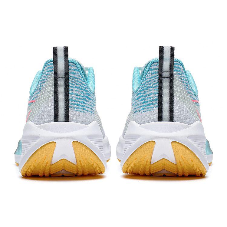 Li Ning Wuyue Amortiguación Antideslizante Resistente a la Abrasión Transpirable Caña Baja Casual Zapatillas para Correr Hombre Azul ARST003-6
