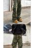 2025 Unisex Camouflage Distressed Micro-Flare Jeans with Multiple Pockets