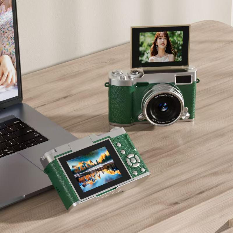 HD Digitale Klappkamera für Schüler - Retro-Stil, Einsteiger