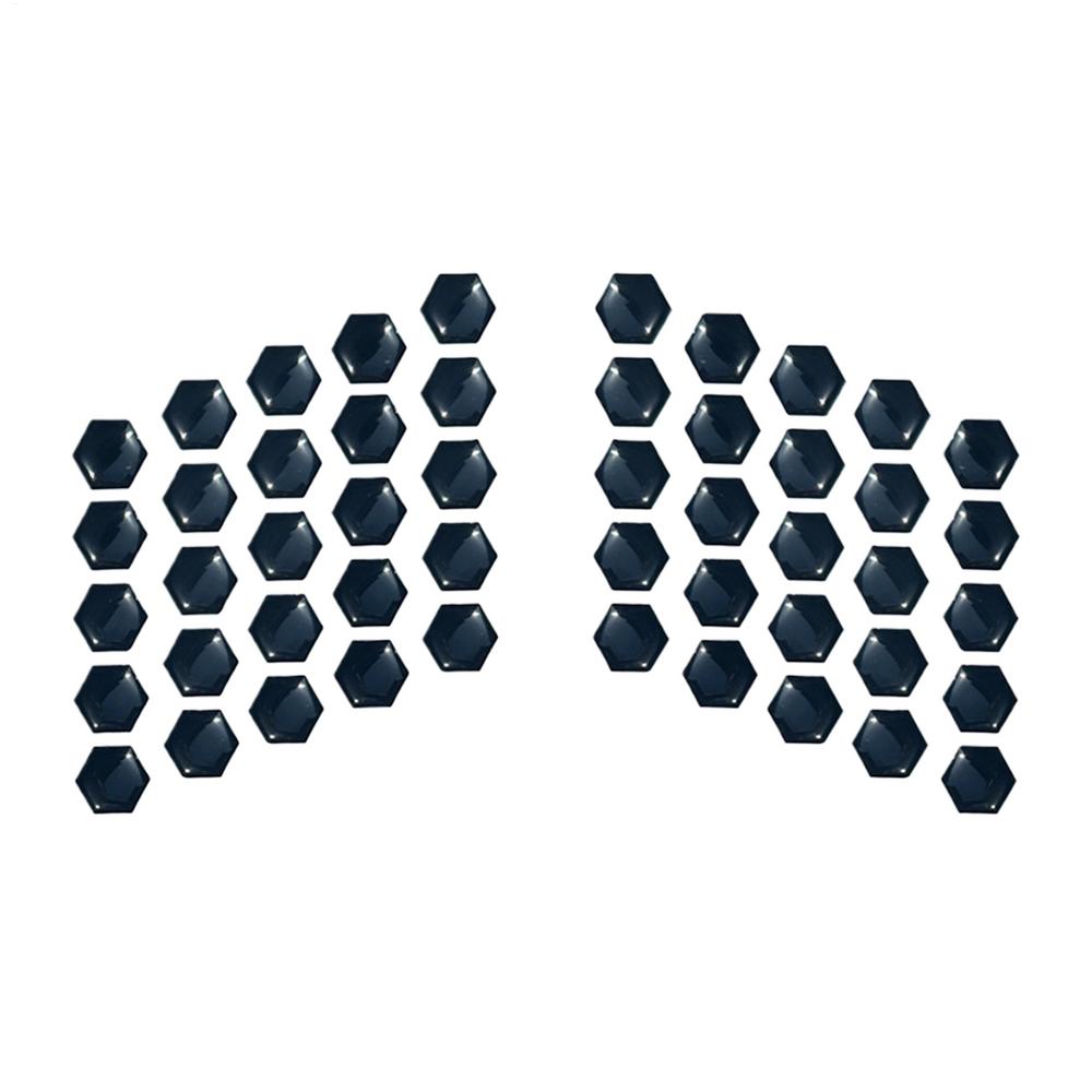 Kratzfeste Motorradaufkleber Motorrad Schutzpad 3D Sechseckig Wasserdichte Gummiaufkleber Lackaufkleber für Männer