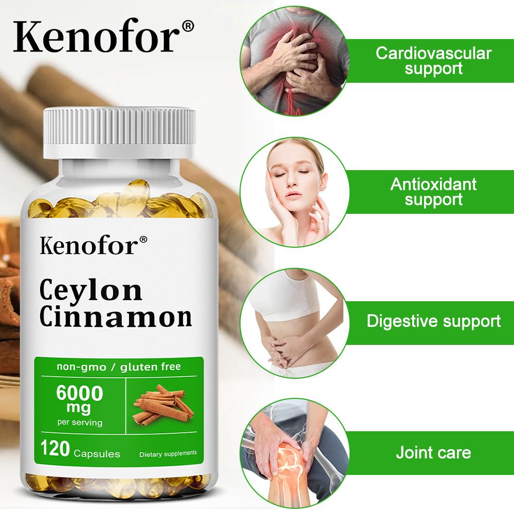 Cejlonská skořice 6000 mg 120 kapslí Doplněk stravy