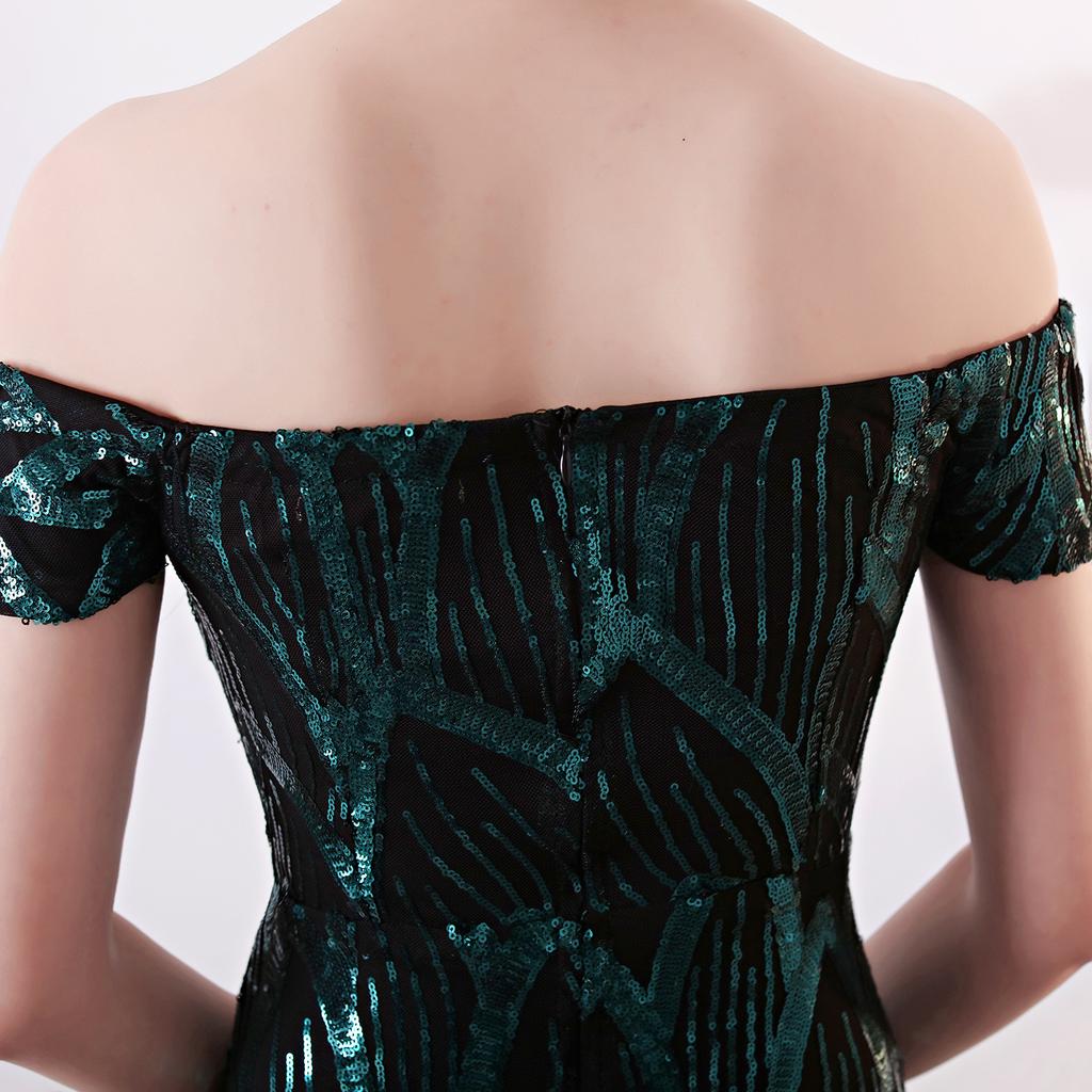 Dress Long Fishtail Sequins Evening Gift Slim Banquet Dress Evening Dresses