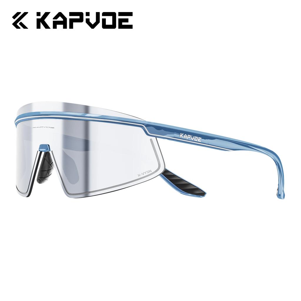 Kapvoe Sports Sunglasses Road Bike Mountain Bicycle Cycl Glasses Riding Goggle Sports Eyewear for Man Women Cycling Glasses