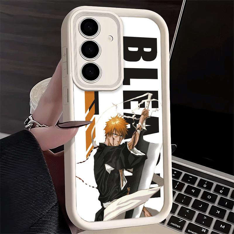Phone Case for Samsung Galaxy S26 S25 Ultra S24 FE Anime Bleach Desgin Shell S23 Plus S22 + S21 S20 5G Soft Silicone Funda