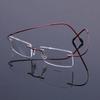 Ultralight  Memory Titanium Rimless Reading Glasses Business Frameless Men&Women Presbyopic Eyeglasses Diopter 0 To +4.0