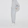 Li Ning Letter Print Cuffed Loose Knit Sports Pants Men Pants Flower-Gray AKLT677-3