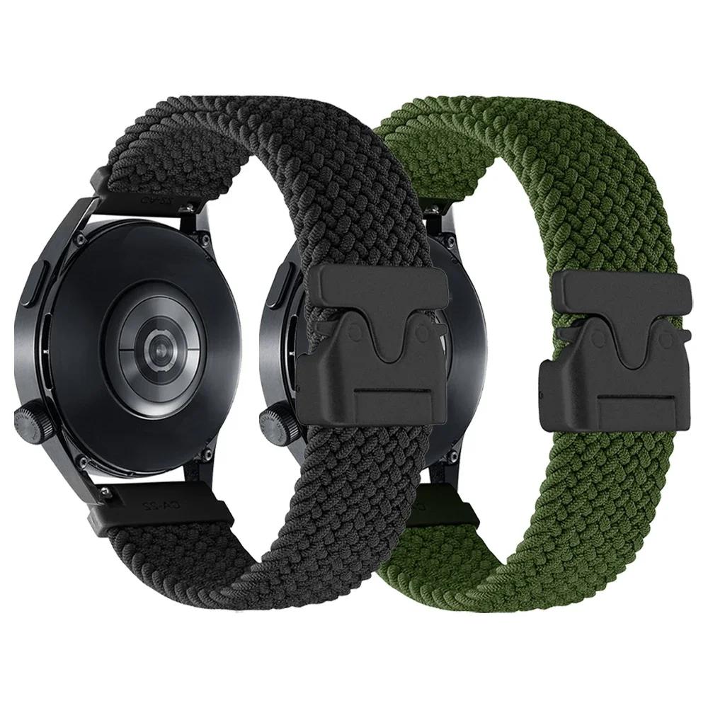 

20mm 22mm Nylon Strap For Huami AMAZFIT GTR 4 3 Pro GTR 2 2e 47mm GTS 4 3 Band For Huami Amazfit BIP 5 Braided Soft Bracelet 1PCS 22mm