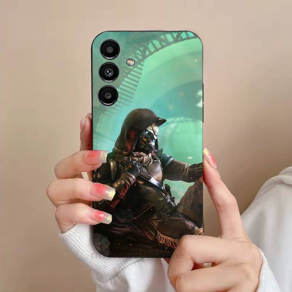 Destiny 2 Game Silicone Phone Case For Samsung S25,24,21,22,23,S30,Ultra,S20,Plus,Fe,Lite,Note,S10,S9,Black Soft Shell
