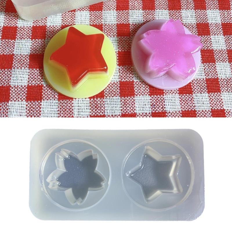  Silicone Resin Mold Soap Embed Mold Resin Pendant Mold DIY Jewelry Casting Mold for Phone Cover Decors
