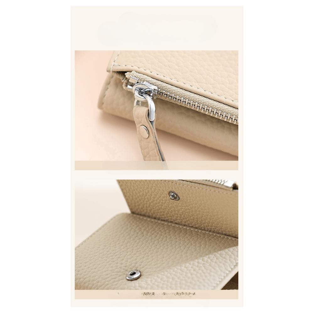 Wallet female credit card bag rfid folding card holder zipper change bag female