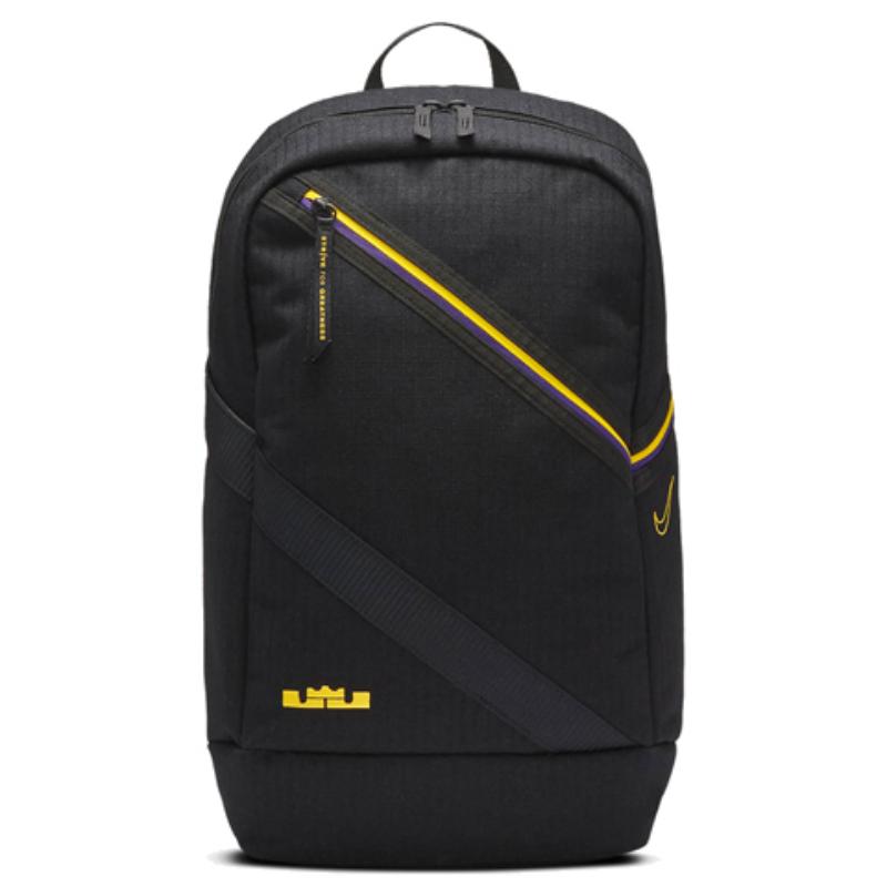 Nike Polyester Backpack Regular Unisex Black Casual