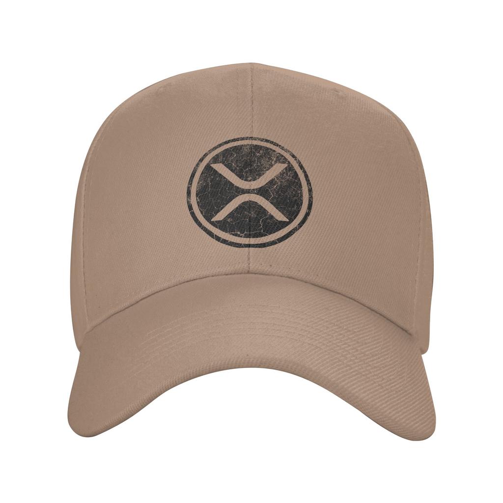 XRP Ripple Crypto Vintage Baseball Cap UnisexTeens Design Trucker Hat Summer Casual Kpop Rock Sunscreen Baseball Caps