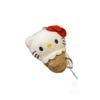 Hello Kitty Plush Toy Ice Cream Cone Charm For Backpacks And Gifts