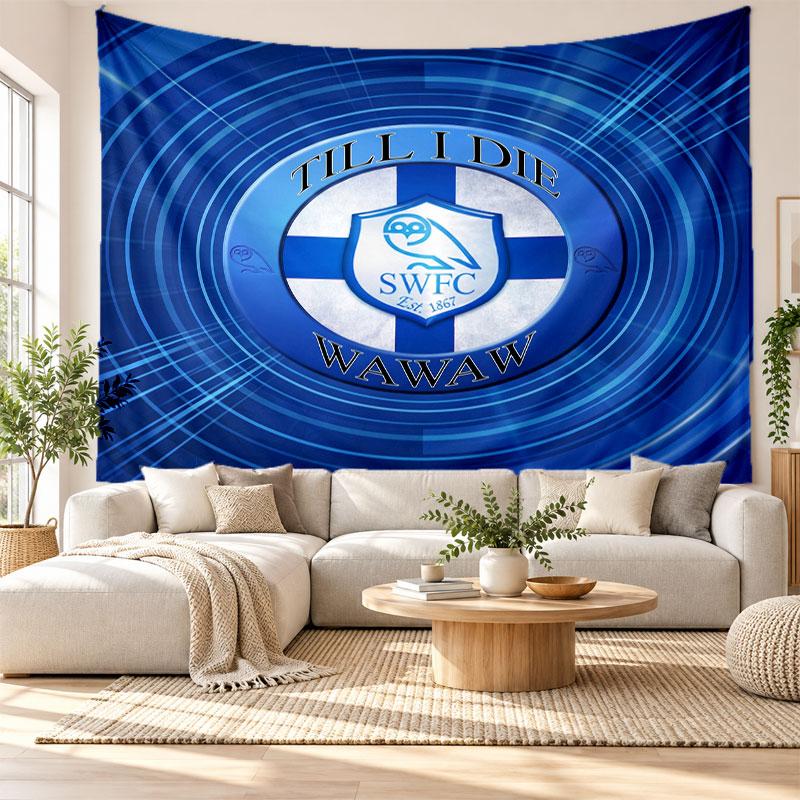 Sheffield Wednesday Wall Tapestry, Soft Fabric Wall Hanging, Decorative Backdrop For Bedroom Home Wall Art