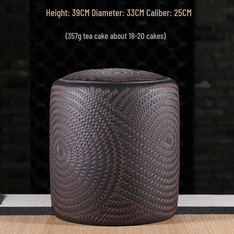 Handmade Zisha Tea Storage Jar
