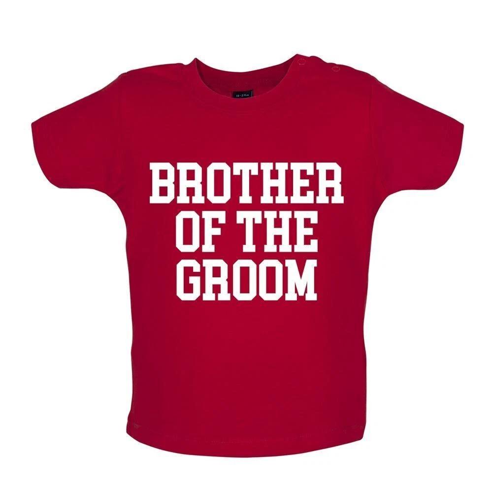 

Brother The Groom -Baby Kids Boys Girls Unisex T-Shirt / Romper Tees Top- Wedding Gift Funny Speech 110