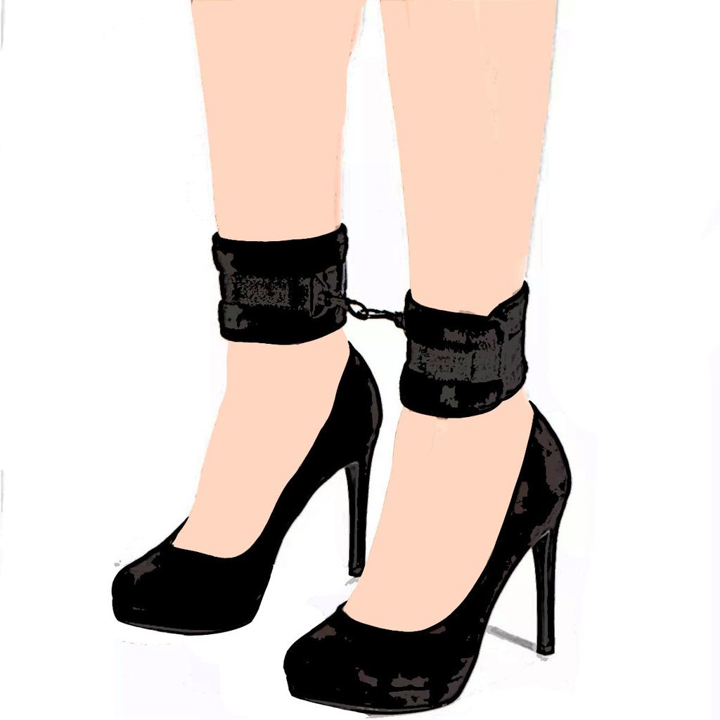 Handcuff Restraint Bondage Gear Women SM Slave Erotic Games Hand Ankle Cuffs Adjustable Hand Leg Restraint Strap Sex Toys