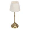Cordless Table Lamp with Pleated Fabric Shade Aluminum Dimmable Rechargeable Bedside Night Light for Home Restaurant