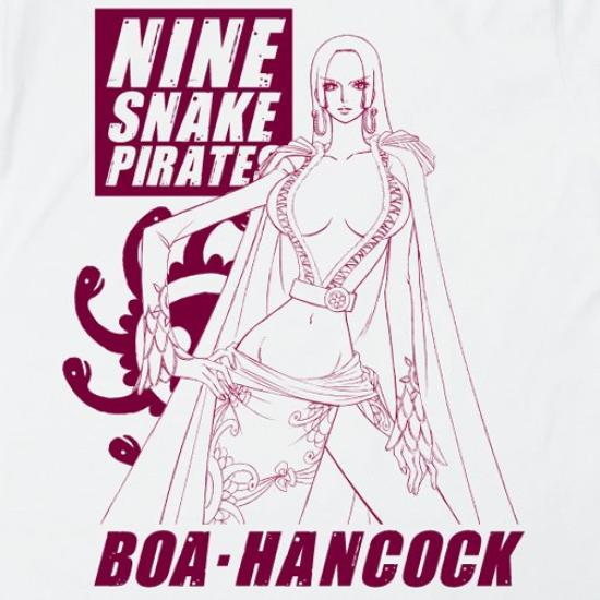 One Piece Hancock White T-shirt SizeS