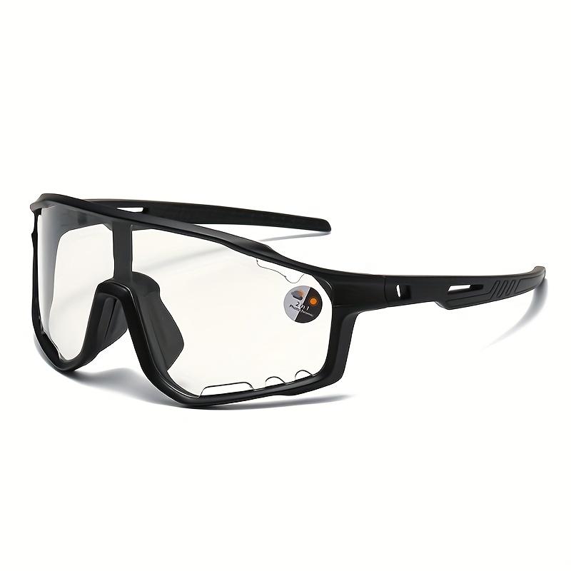 1pc Photochromic Cycling Sunglasses Men's and Women's Large Frame Trendy Fashion Sunglasses Day and Night Dual-use Gift for Him, Gift for Her