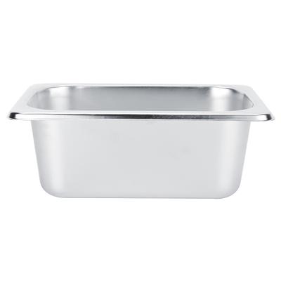 Edelstahl Speisen Buffet Becken Teller Töpfe Tablett Schalen Halter Quadratischer Lebensmittelbehälter