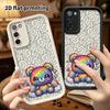 Phone Case: 2D Flat Samsung Galaxy A34 A35 M05 M06 S20 S22 S21 FE Plus 5G Protective Case, Gradient Bear, Christmas and Halloween Gift