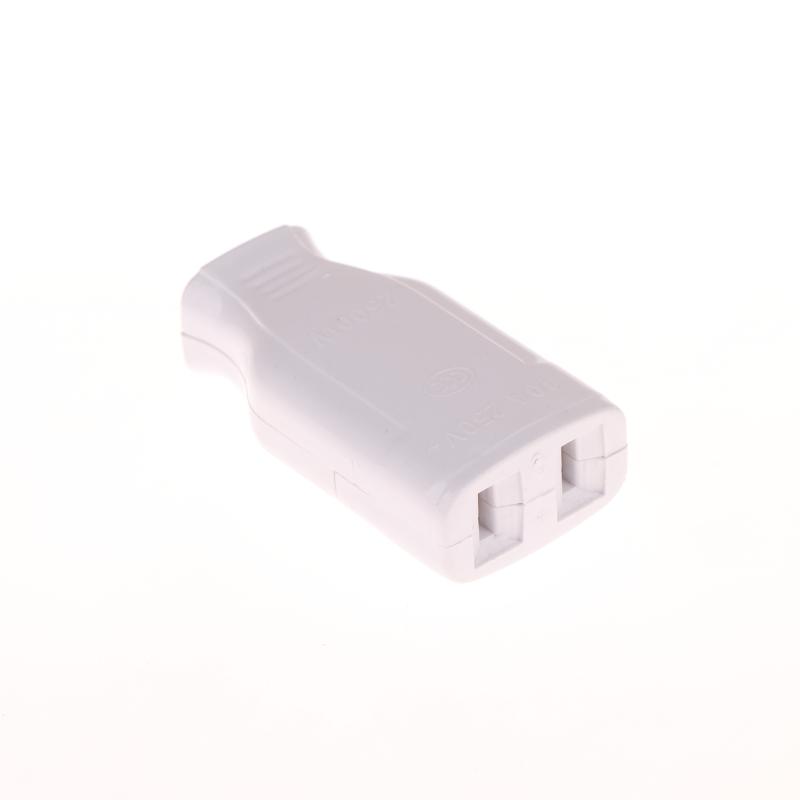 1/5Pcs Female Socket Type A Power Strip Connector America 2 Pole 10A Male Us Wiring Plug Japan Rewirable Cable Convert Plug