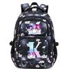 Animation Cartoon Letter Printing Large Capacity Shoulder Bag Lightweight Primary And Secondary School Students Leisure Schoolbag