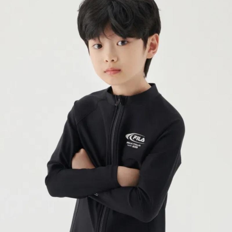 [fila Kids] Aqua Varsity Zippy  Fk2rtg2a01m Blk  q0zFk2rtg2a01mBlk